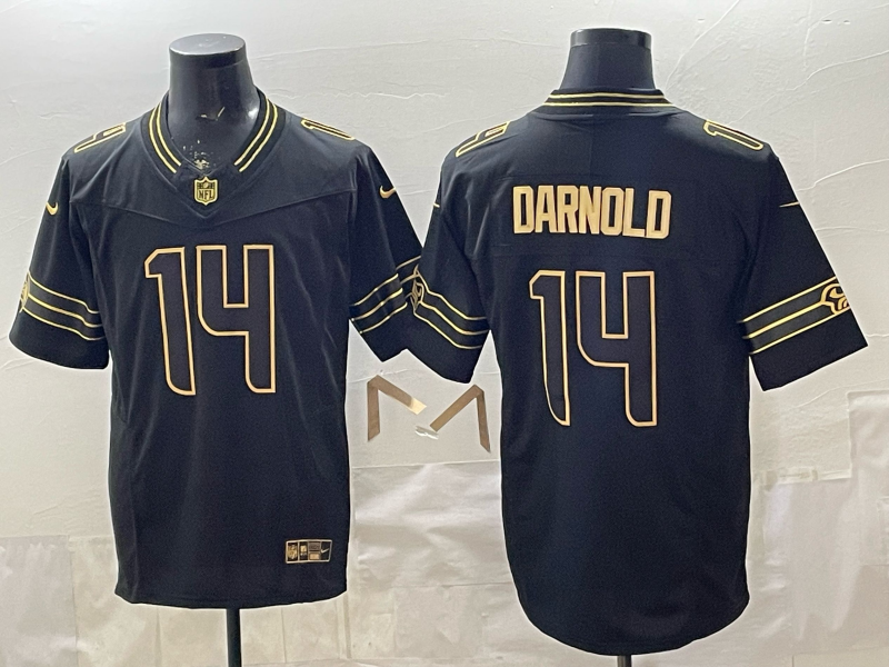Men 2026 Seattle Seahawks #14 Darnold black Nike Limited NFL Jersey 003->seattle seahawks->NFL Jersey